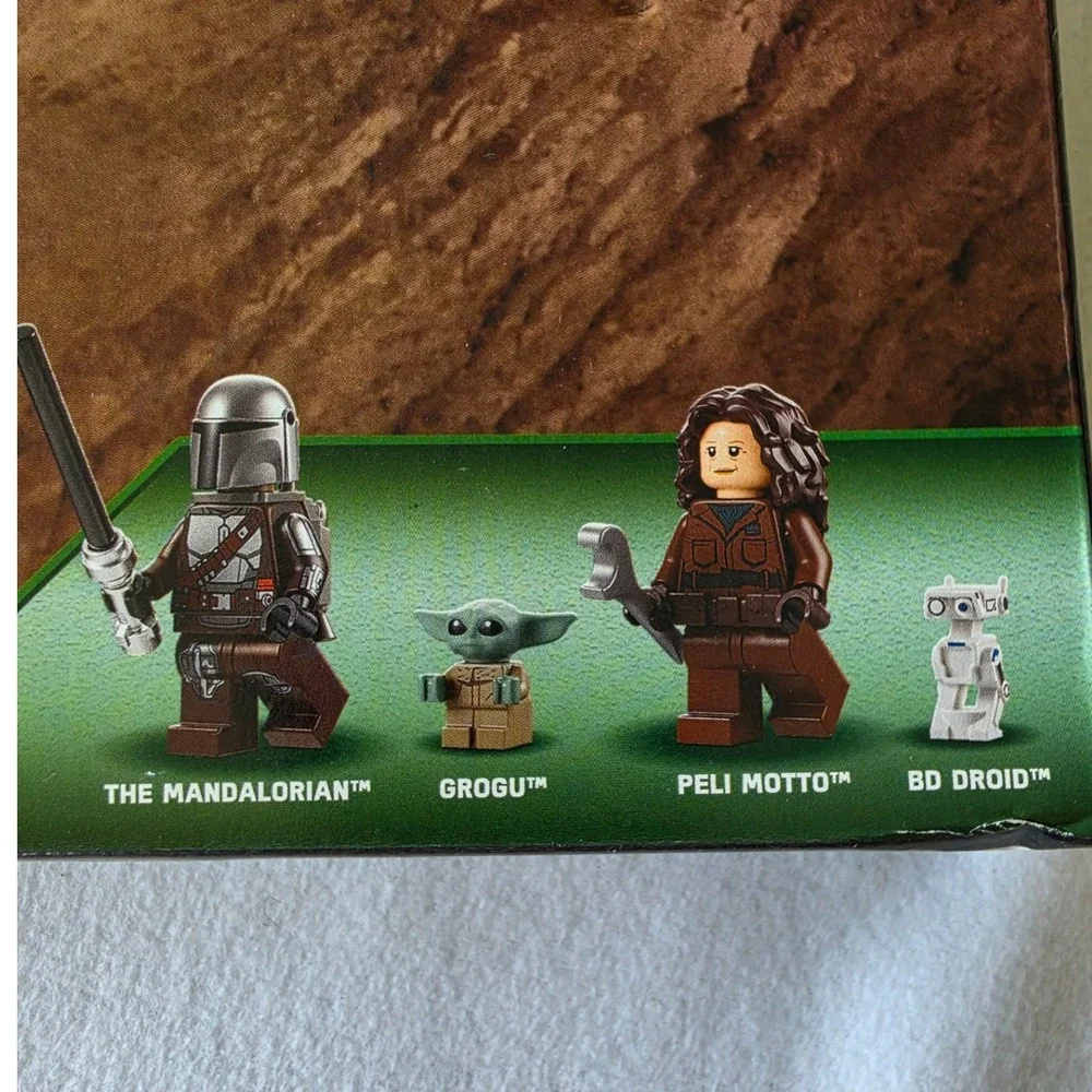 LEGO Star Wars The Mandalorian N-1 Starfighter 75325 Grogu Peli Motto BD Droid